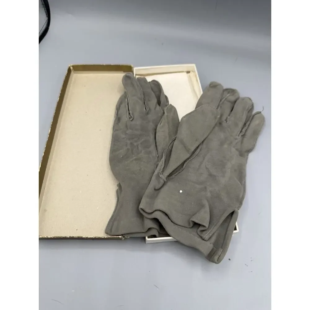 Fownes Women’s Suede Gloves Mocha Brown Size 8.5 Vintage Dress Gloves USA